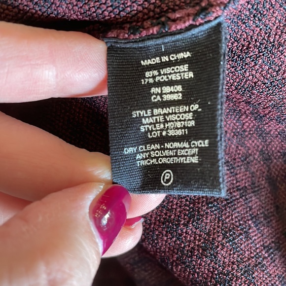 THEORY knit chevron print dress - Picture 7 of 7